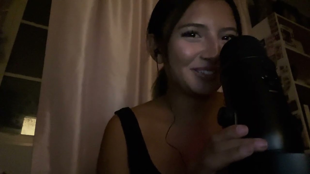 FIRST ASMR VIDEO (mouth sounds, whispers, tapping, chit chat)