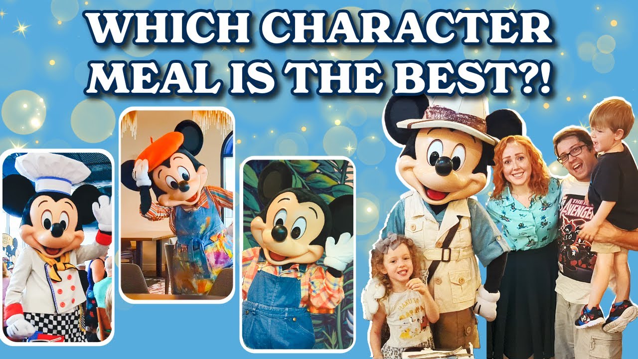 Ranking EVERY CHARACTER MEAL At Disney World 2025!