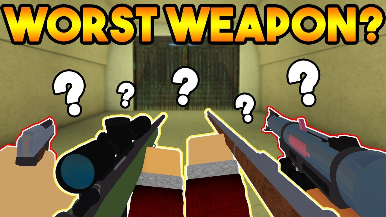 WHAT IS THE WORST WEAPON IN ARSENAL?! (ROBLOX)