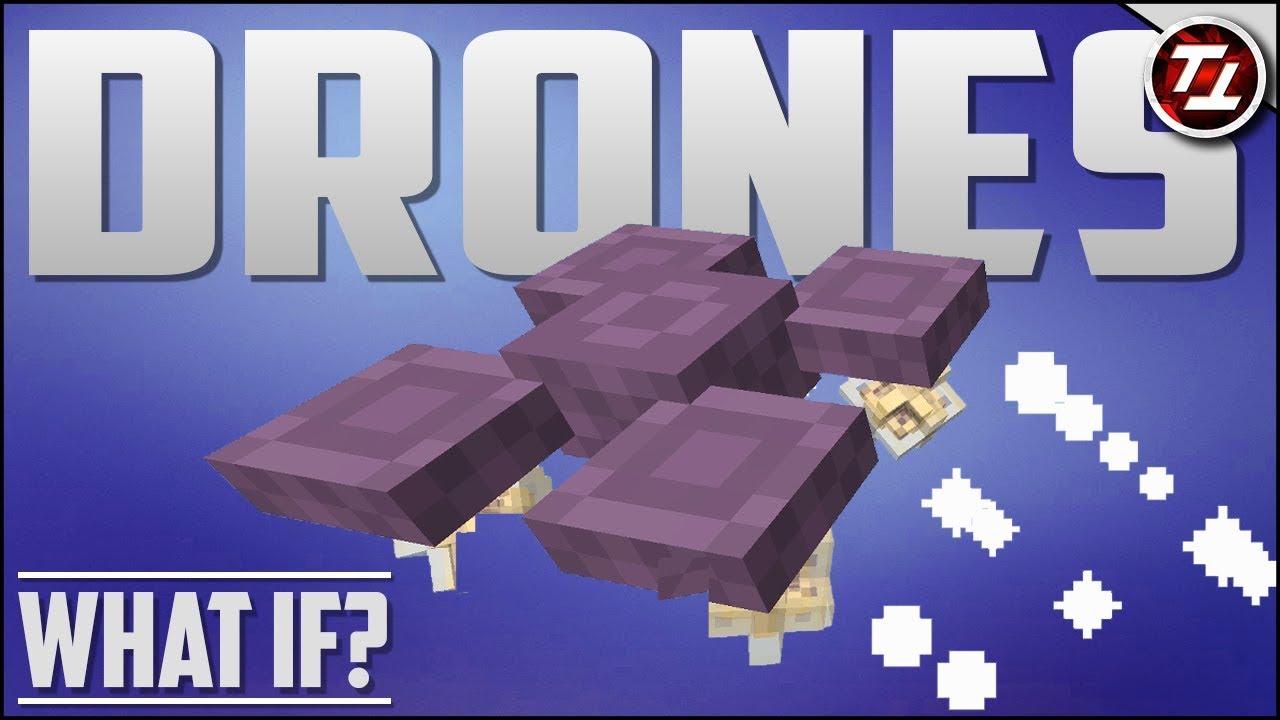 What If Minecraft had Drones?!
