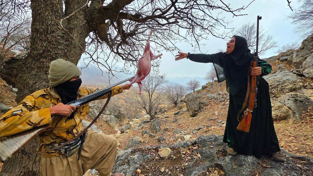 🚨 Thief Attacks a Nomadic Family’s Herd in the Mountains 🐑🏔️
