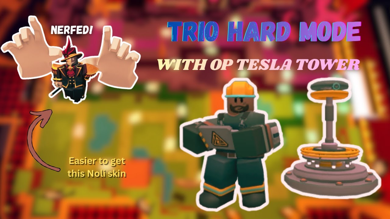 TRIO HARD MODE FINAL ACT ROBLOX TOWER DEFENSE SIMULATOR!