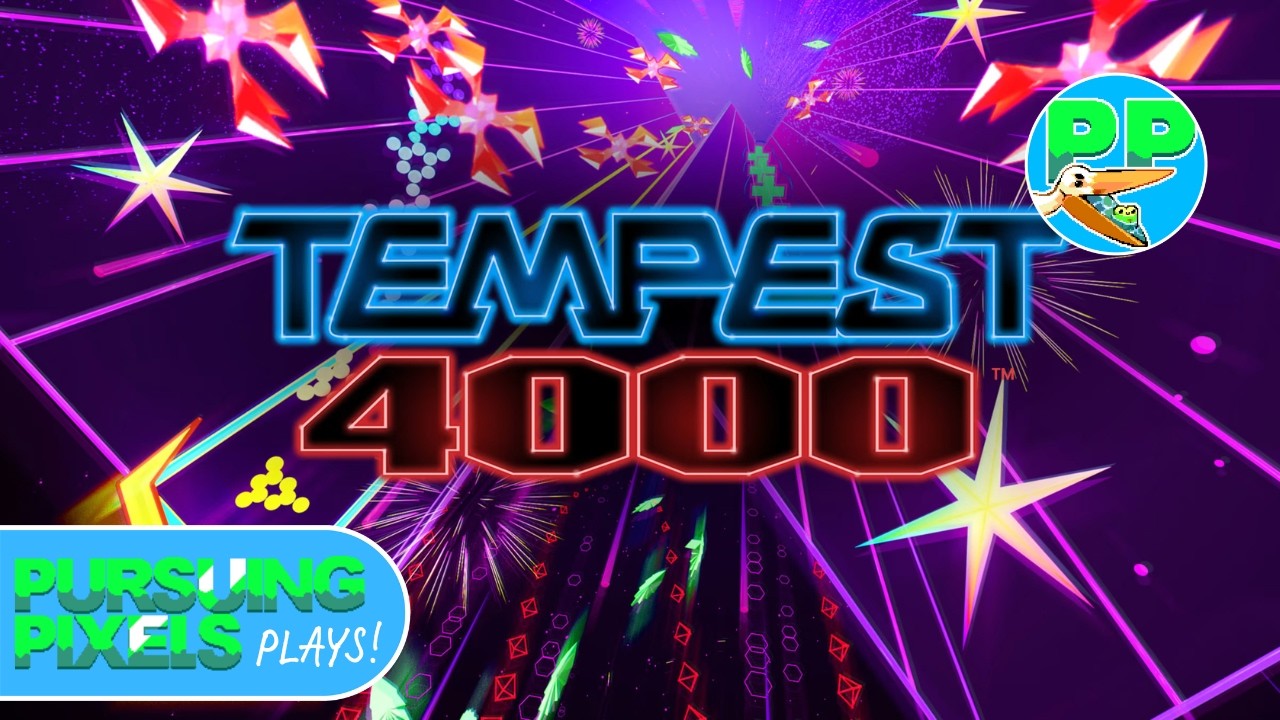 FANTASTIC Neo Retro Arcade Shoot 'em Up Classic // Let's Play Tempest 4000 (Gameplay Only)
