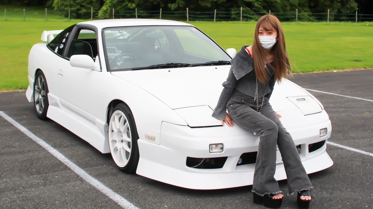 22才ギャルがフルローンで買った日産180SX後期。たぶん元ヤン。