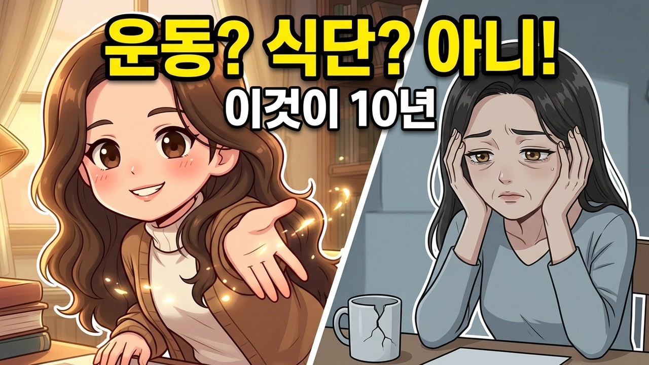 나이보다 10년 젊어 보이는 비결을 물었더니, 운동도 식단도 아니었습니다