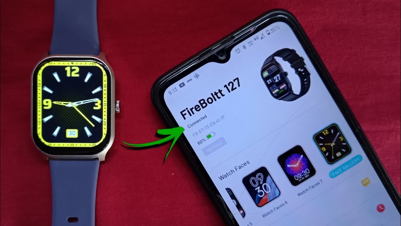 How To CONNECT Fire Boltt HUNTER Smartwatch To Mobile 👍😍