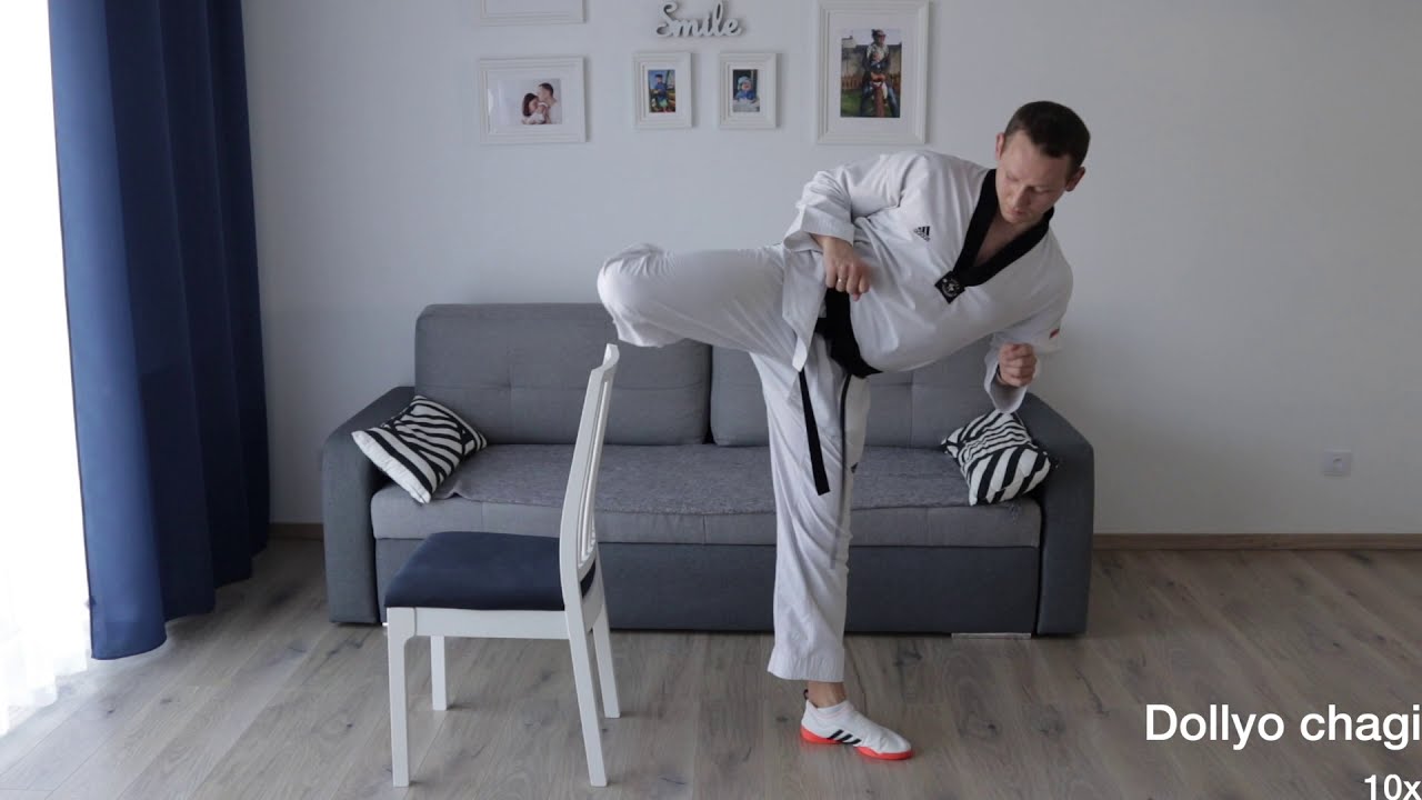 Trening taekwondo w domu - cz. 1 zostań w domu!