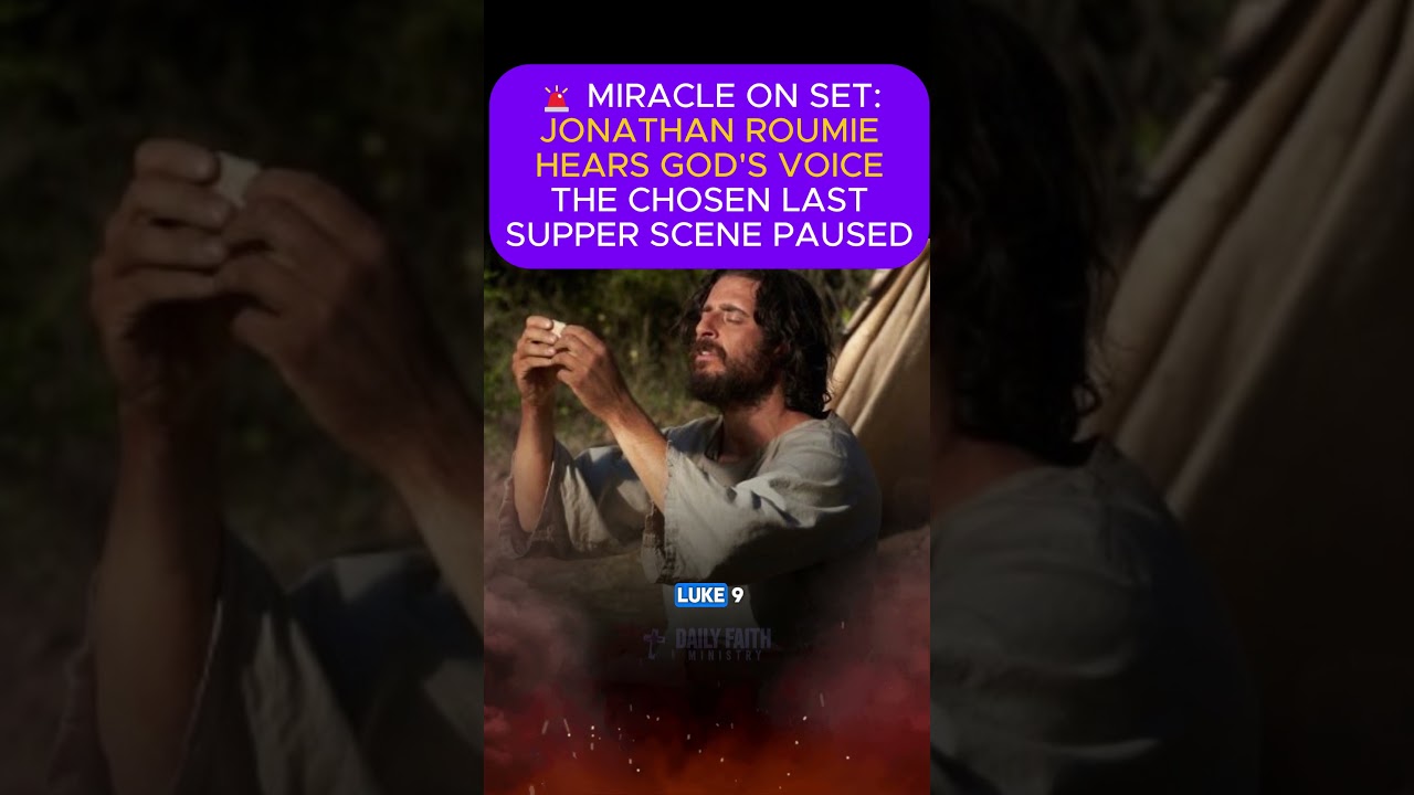 Miracle on Set: Jonathan Roumie Hears God&rsquo;s Voice &mdash; The Chosen Last Supper Scene Paused