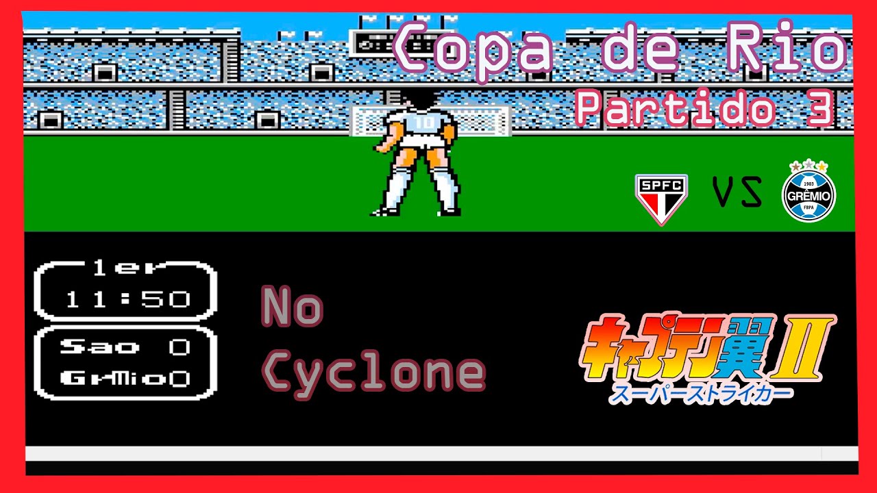 CAPTAIN TSUBASA II SUPER STRIKER #3 SAO PABLO VS GREMIO  |NO CYCLONE | GOLDEN COMBI