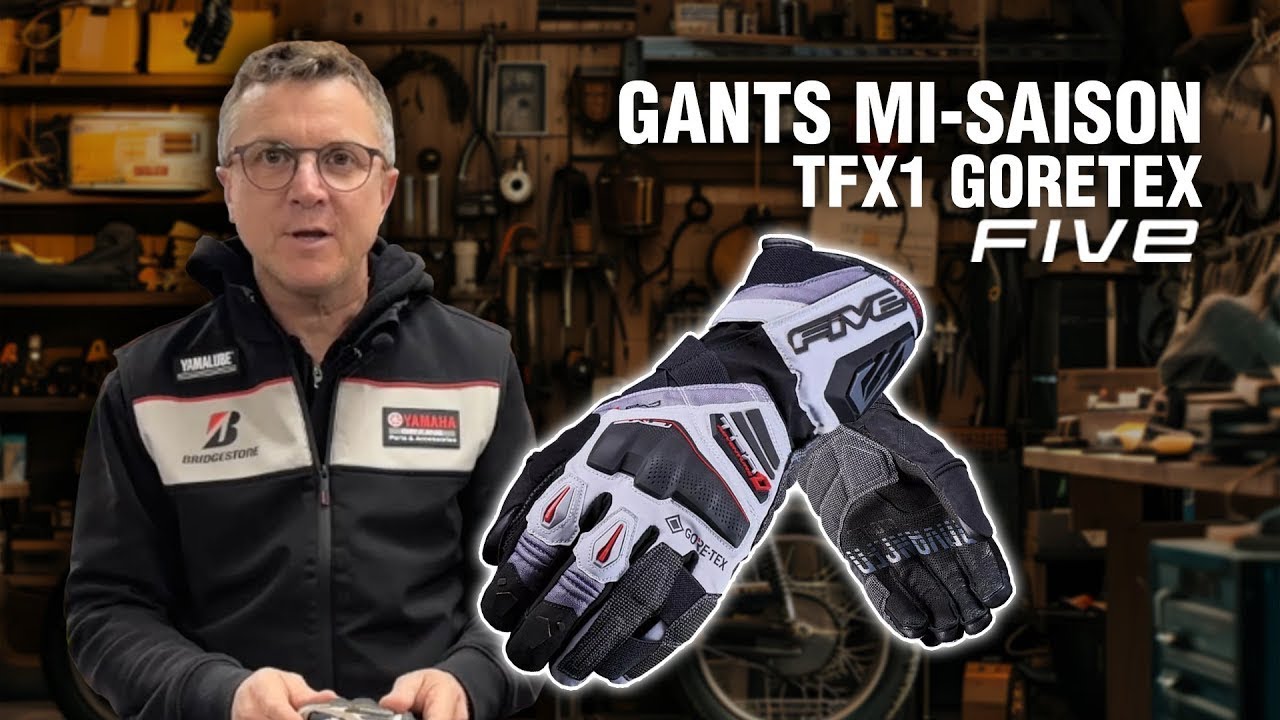 Test des gants mi saison Five TFX1 Goretex par David de Moto Axxe Royan