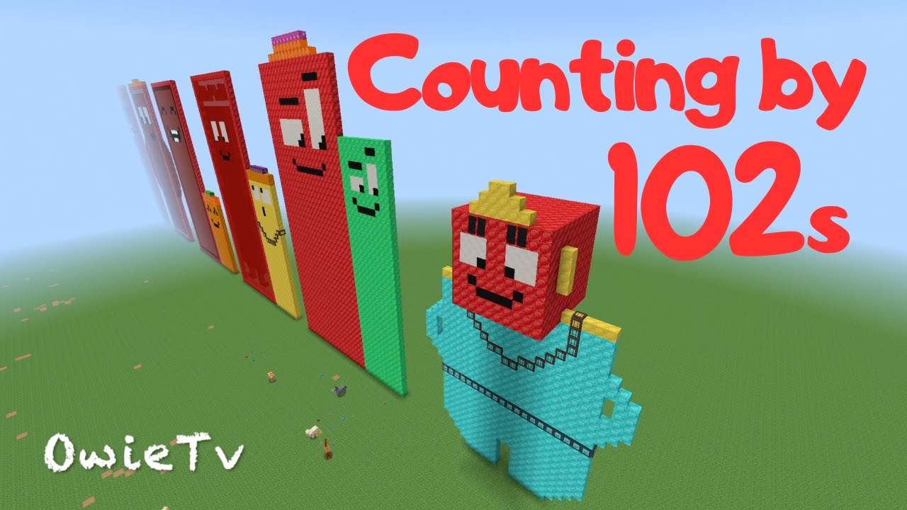 Counting by 102s Song | Counting Songs for Kids | Minecraft Numberblocks  Counting Songs