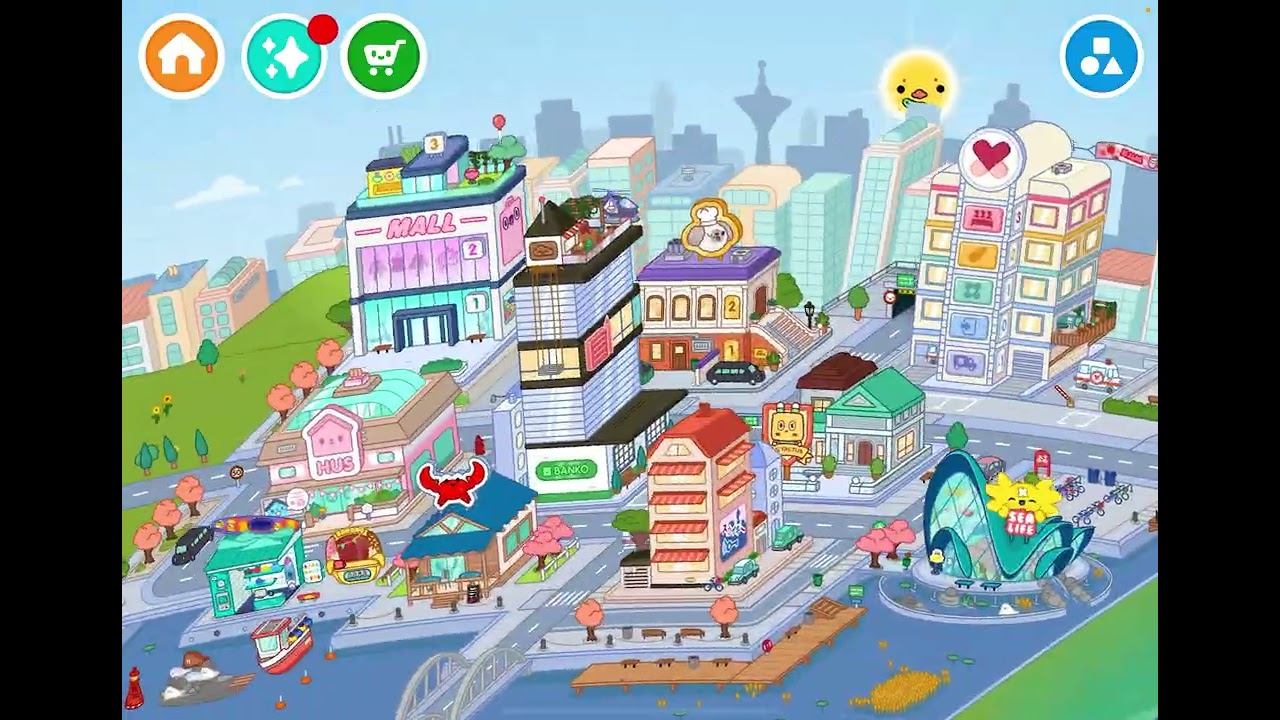 Triplets first day of school ( why is Toca Boca so glitchy) 