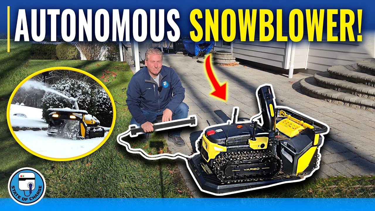 Yarbo Autonomous Snow Blower Unboxing, Assembly, And Programming