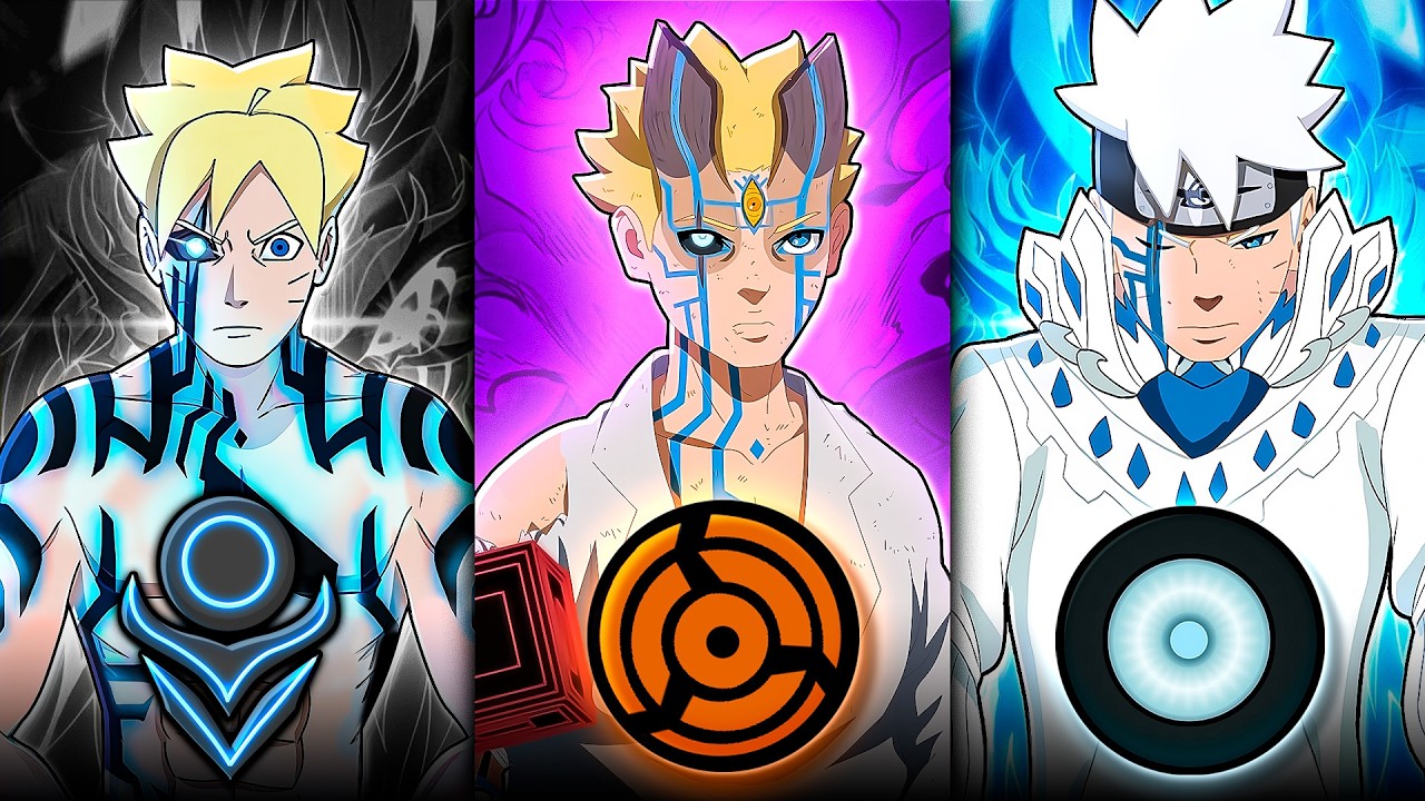 TODAS AS TRANSFORMA&Ccedil;&Otilde;ES DO BORUTO | 6 FORMAS