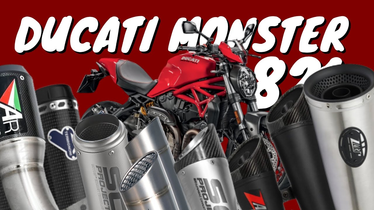 เสียงท่อ Ducati Monster 821 (exhaust sound)