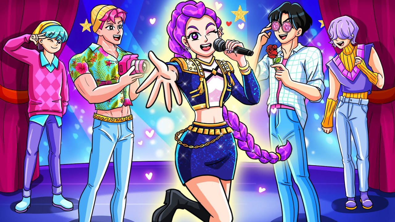 RUMI ADOPTED by SAJA BOYS! | KPop Demon Hunters Animation