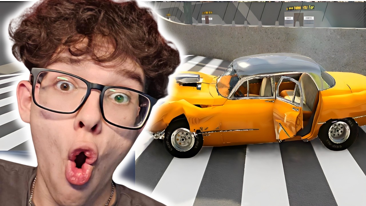 HATALMAS RÁMPÁN UGRATUNK KOCSIVAL! BEAMNG KIISSEL