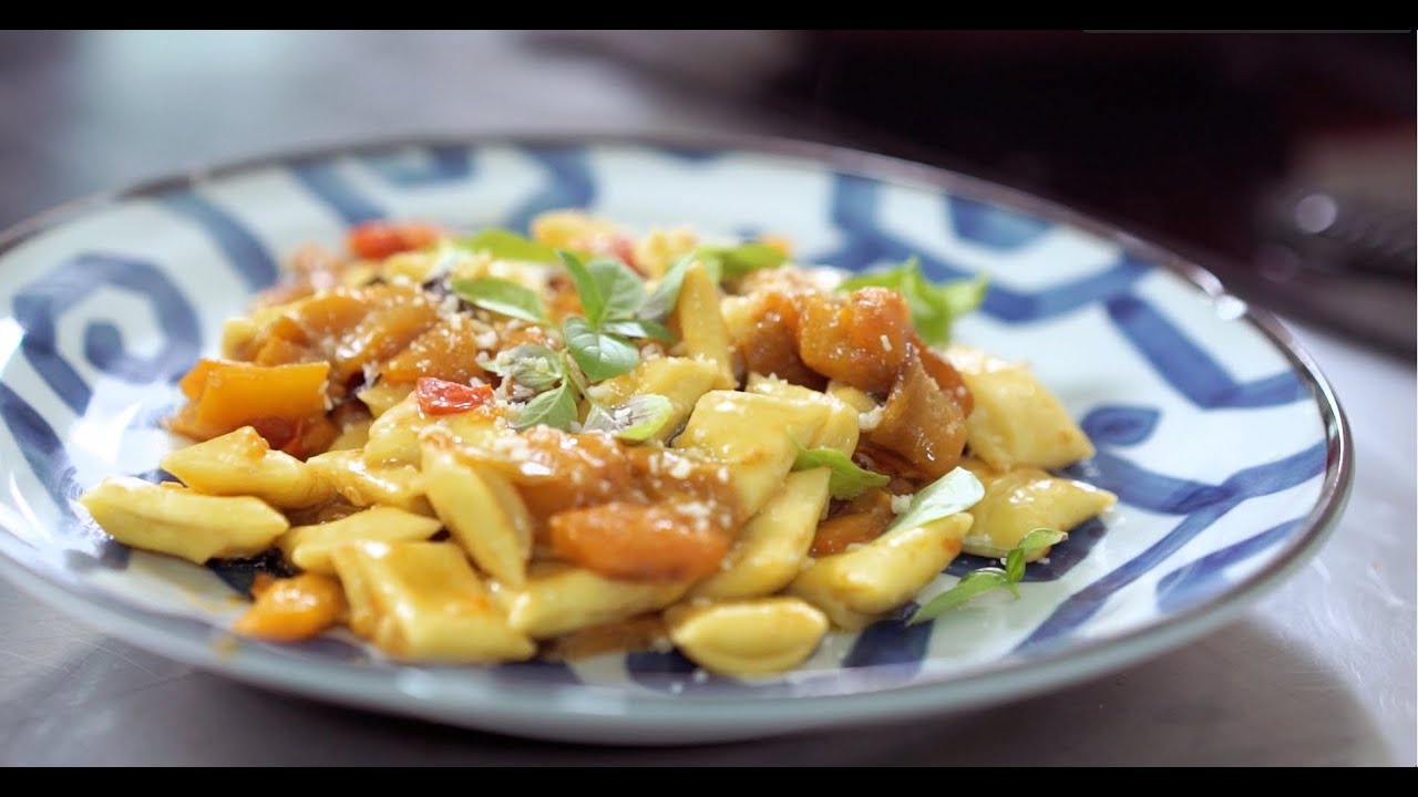 Ricotta filled homemade agnolotti - how to make ravioli