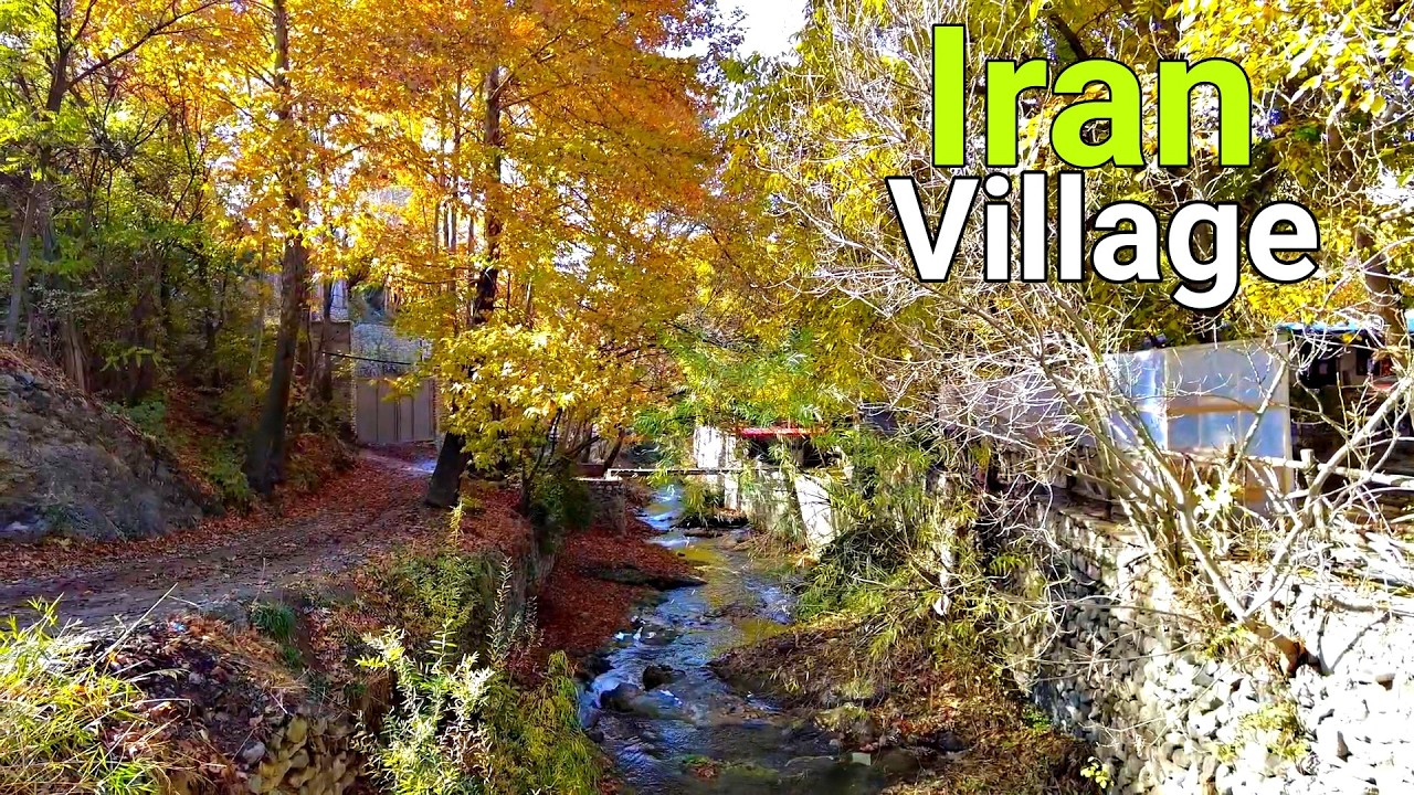 Iran Village Walking Tour:The Most Beautiful Village in Autumn