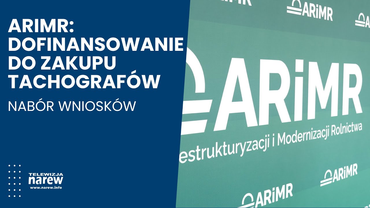 ARiMR: dofinansowanie do zakupu tachograf&oacute;w