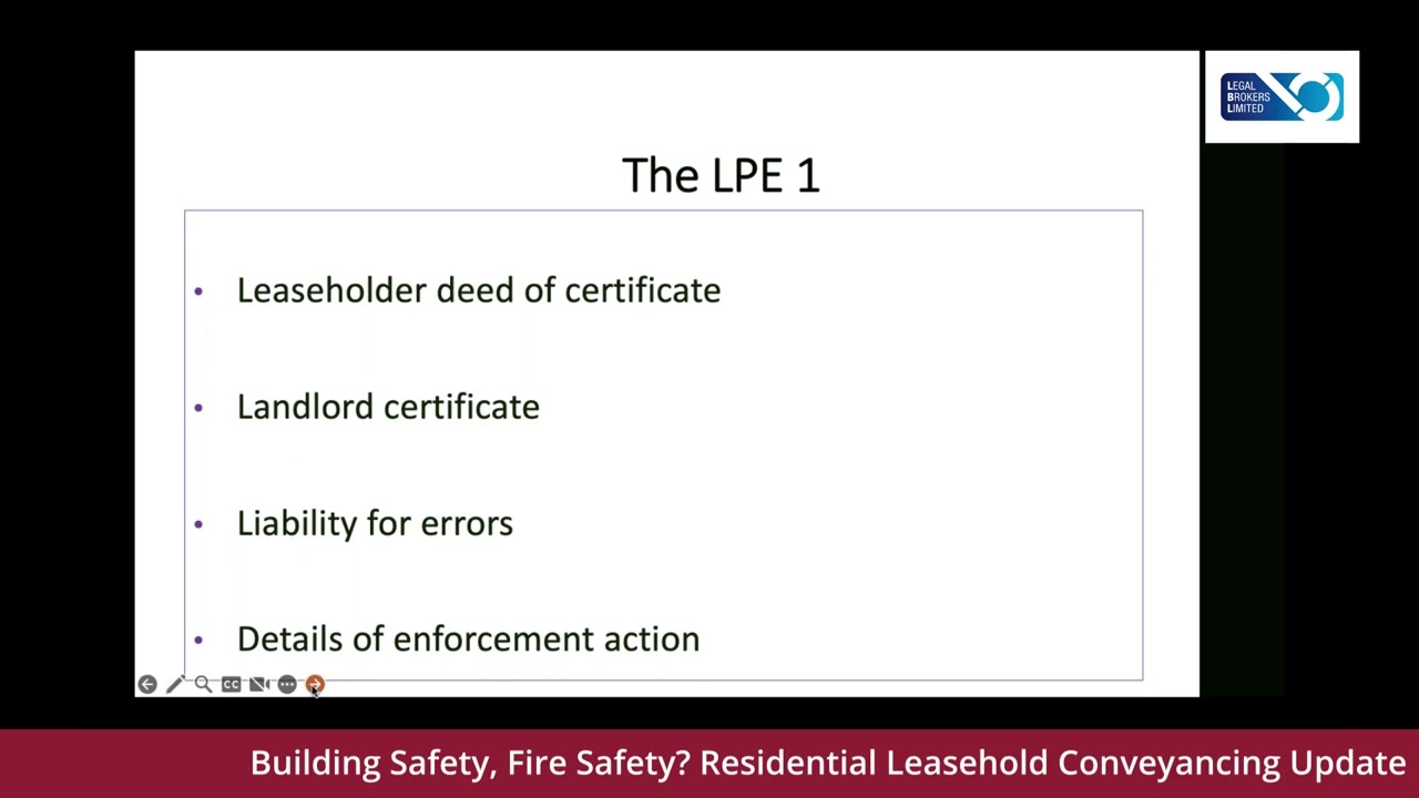 Stewart Title - Building Safety, Fire Safety? Residential Leasehold Conveyancing Update