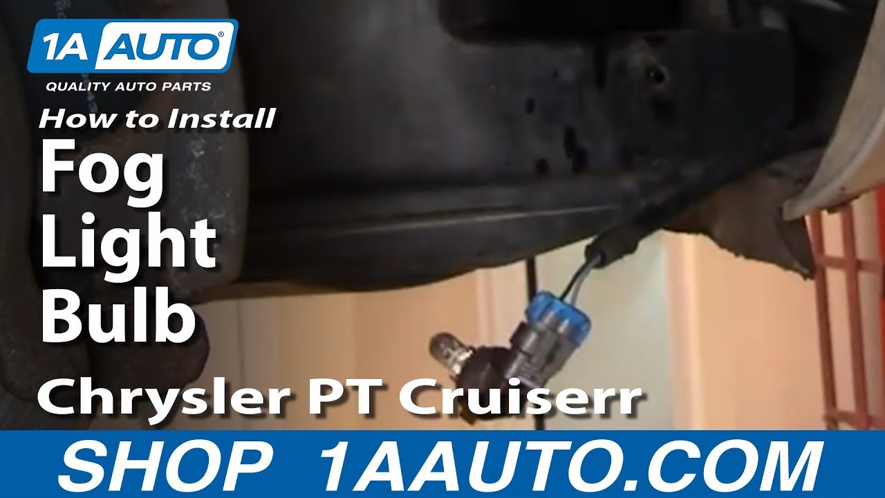 How to Replace Fog Lights 01-05 Chrysler PT Cruiser