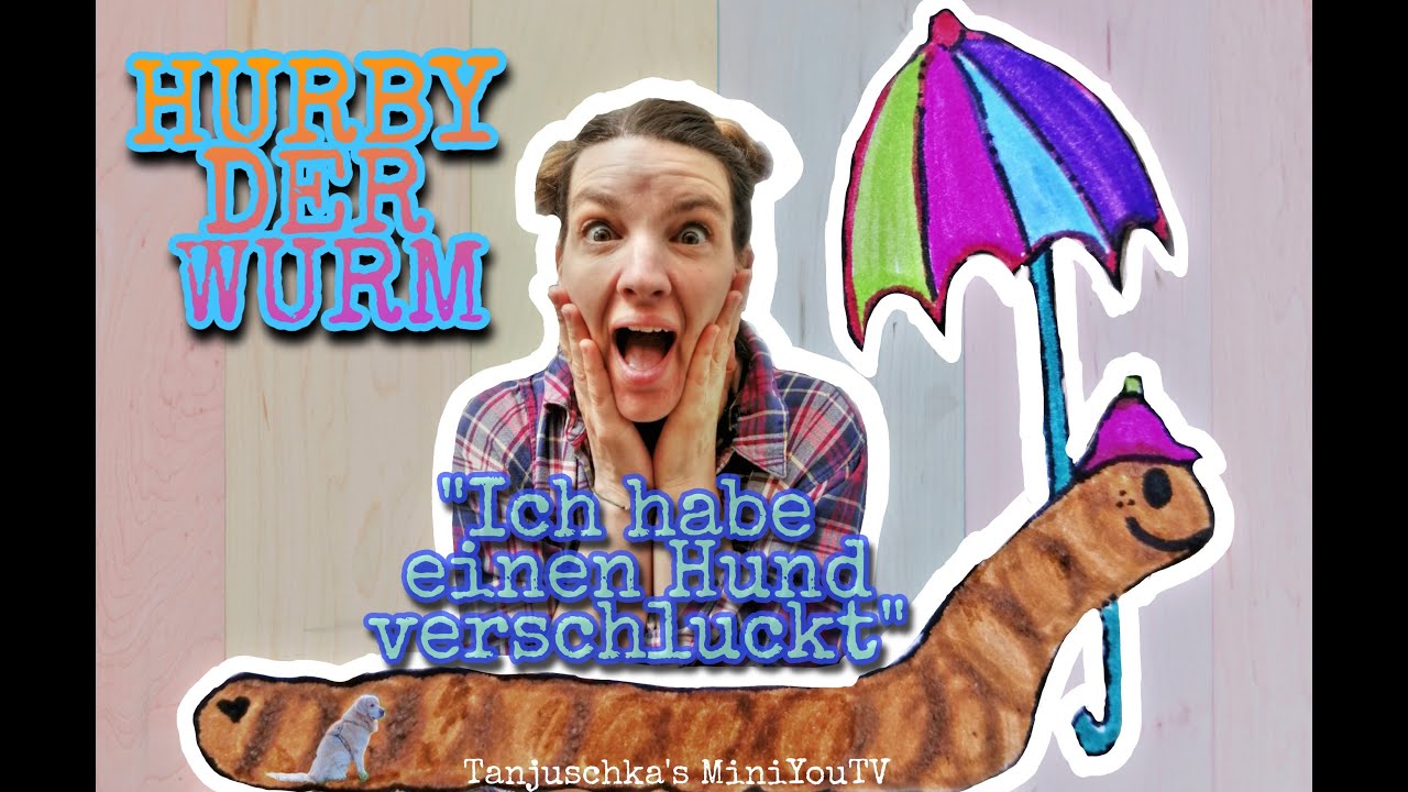 HURBY DER WURM /  komm mit in meinen Garten und begegne Hurby und Mikosch | Herbie der Wurm | #KITA