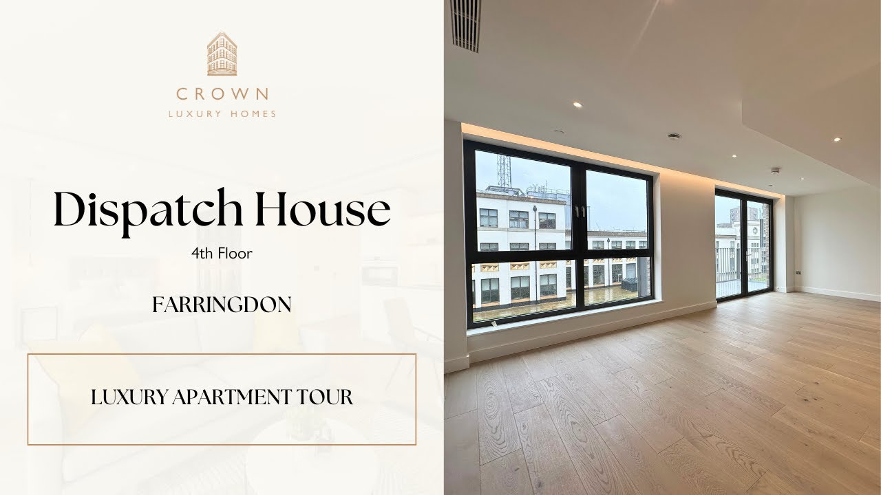 Tour of this 1-Bedroom Luxury Apartment in London | Dispatch House - Farringdon