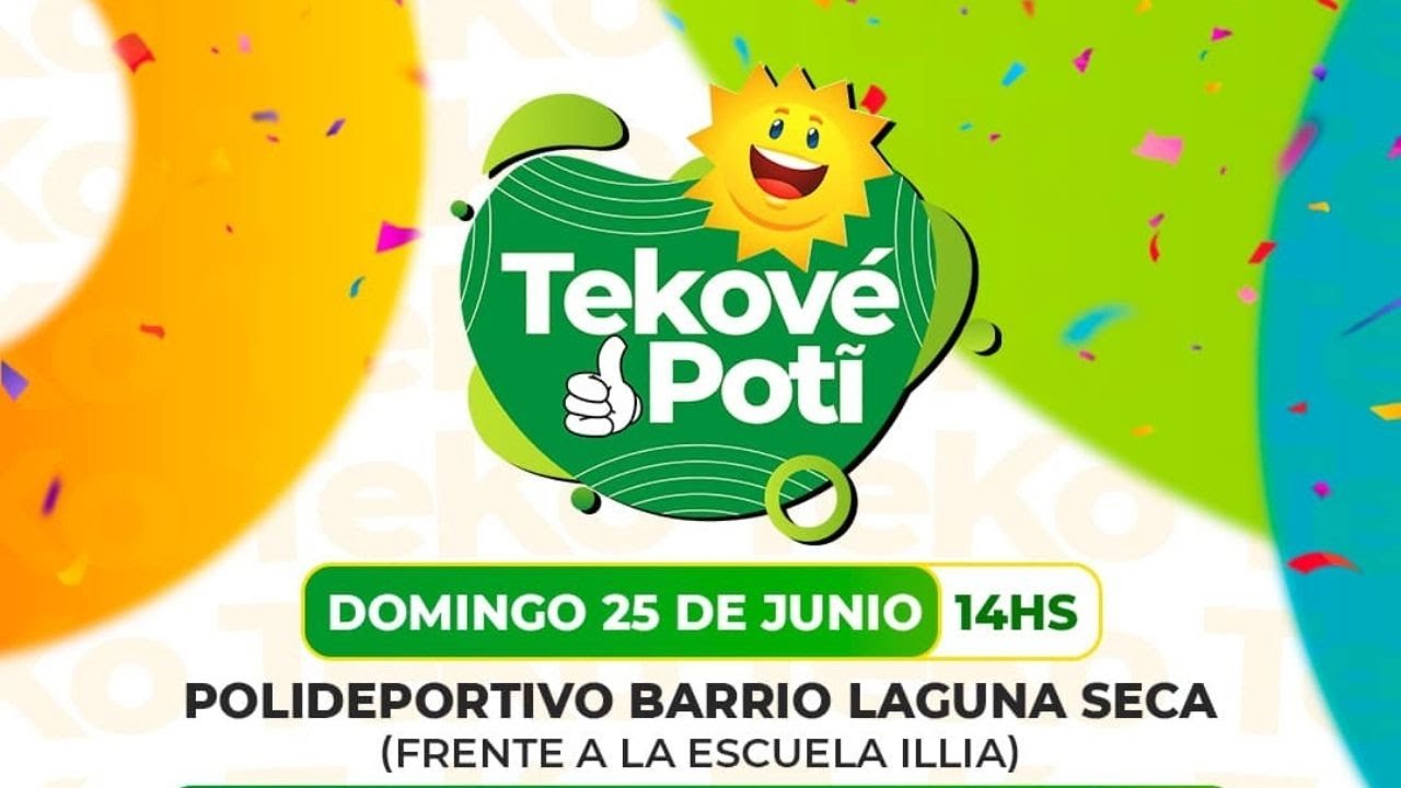 Tekove Potí en B° Laguna Seca | 25 de Junio.