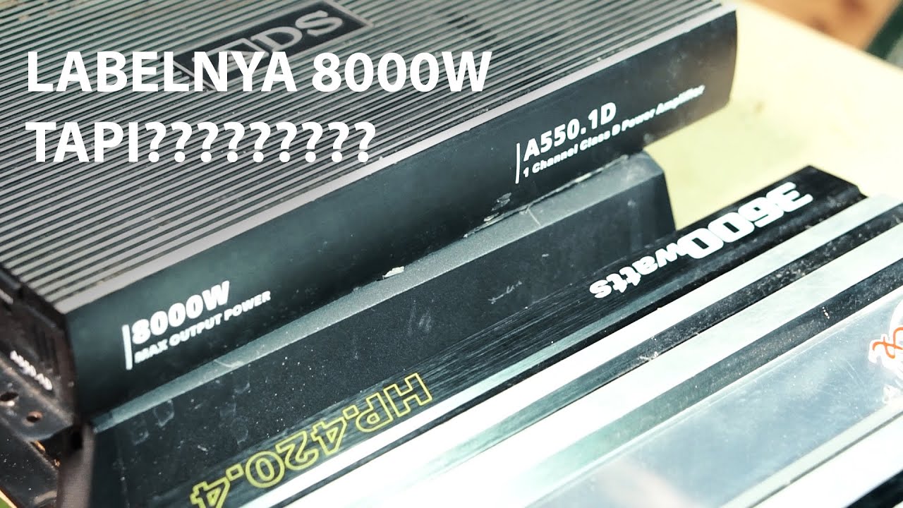 NGUKUR WATT RMS POWER AMPLIFIER MOBIL