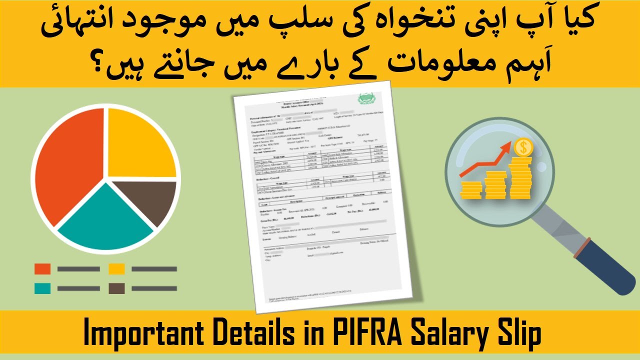 Important Details in PIFRA Salary Slip | Pay Slip Analysis | Vigilant Employees
