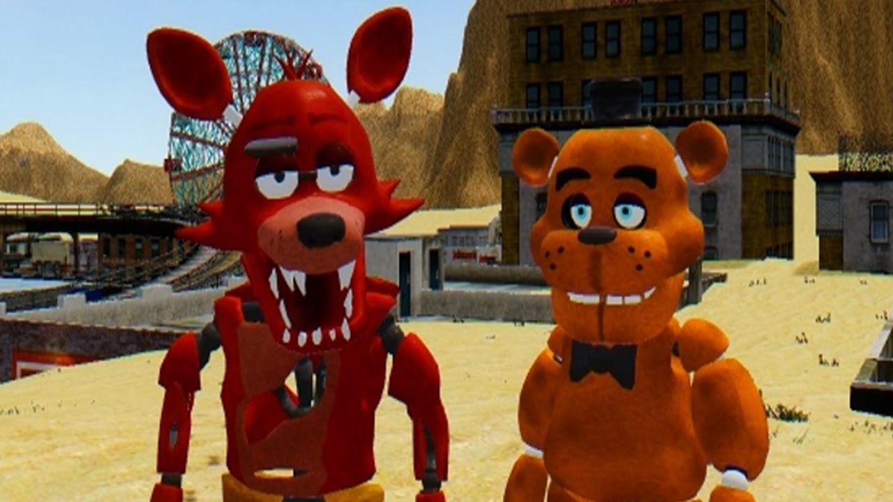 FIVE NIGHTS AT FREDDY'S - FOXY VS FREDDY FAZBEAR