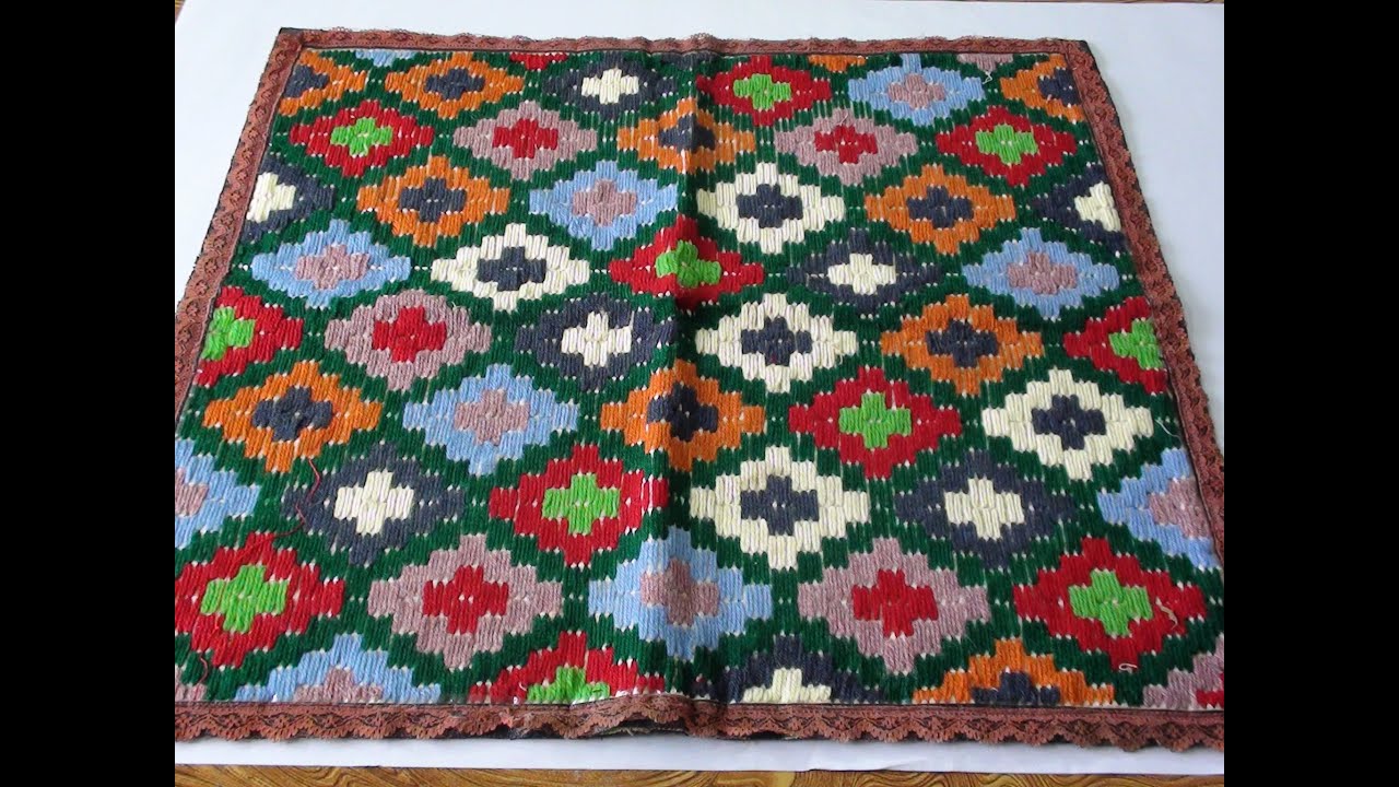 Easy tutorial to learn embroidary on mat