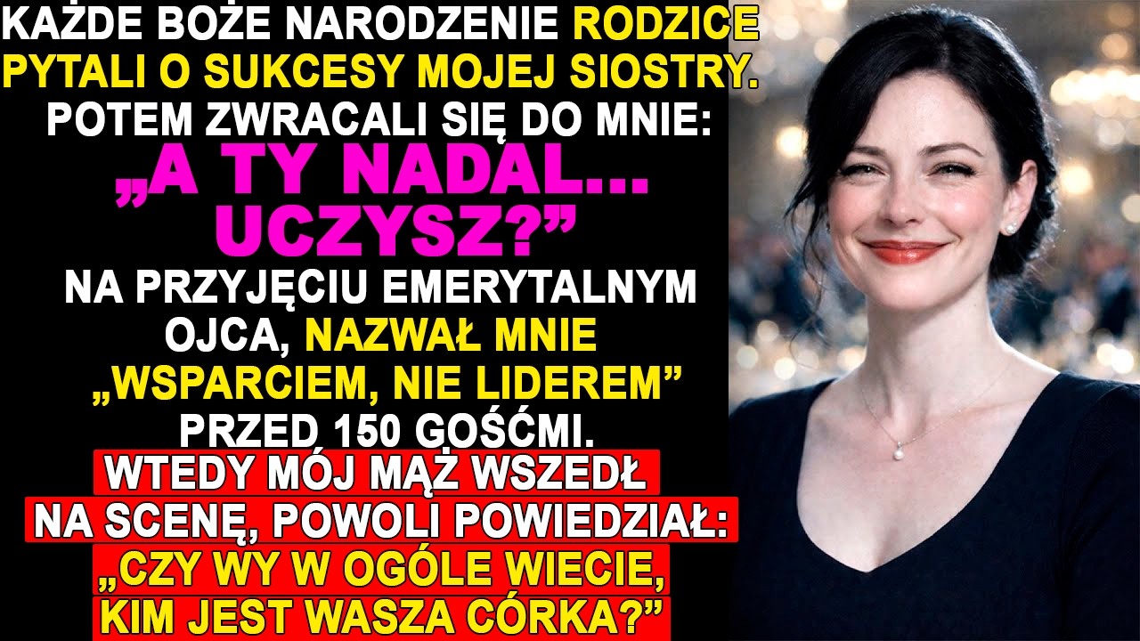 Moi rodzice upokorzyli mnie na kolacji ojca — wtedy mój mąż ujawnił, kim naprawdę był