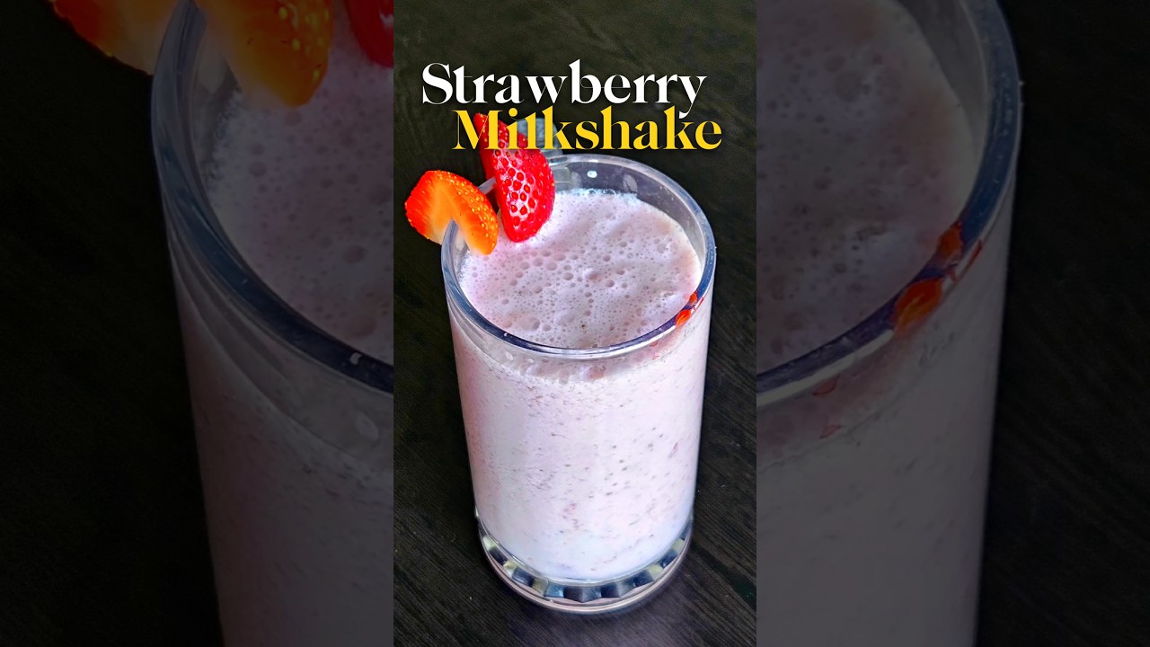 Strawberry Milkshake #shorts #trending