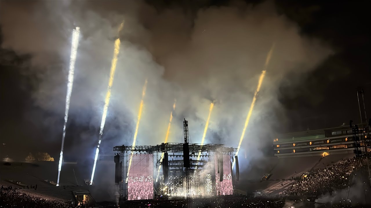 RUFUS DU SOL 4K - 7 Song Opening SOLD OUT Rose Bowl  8/16/2025