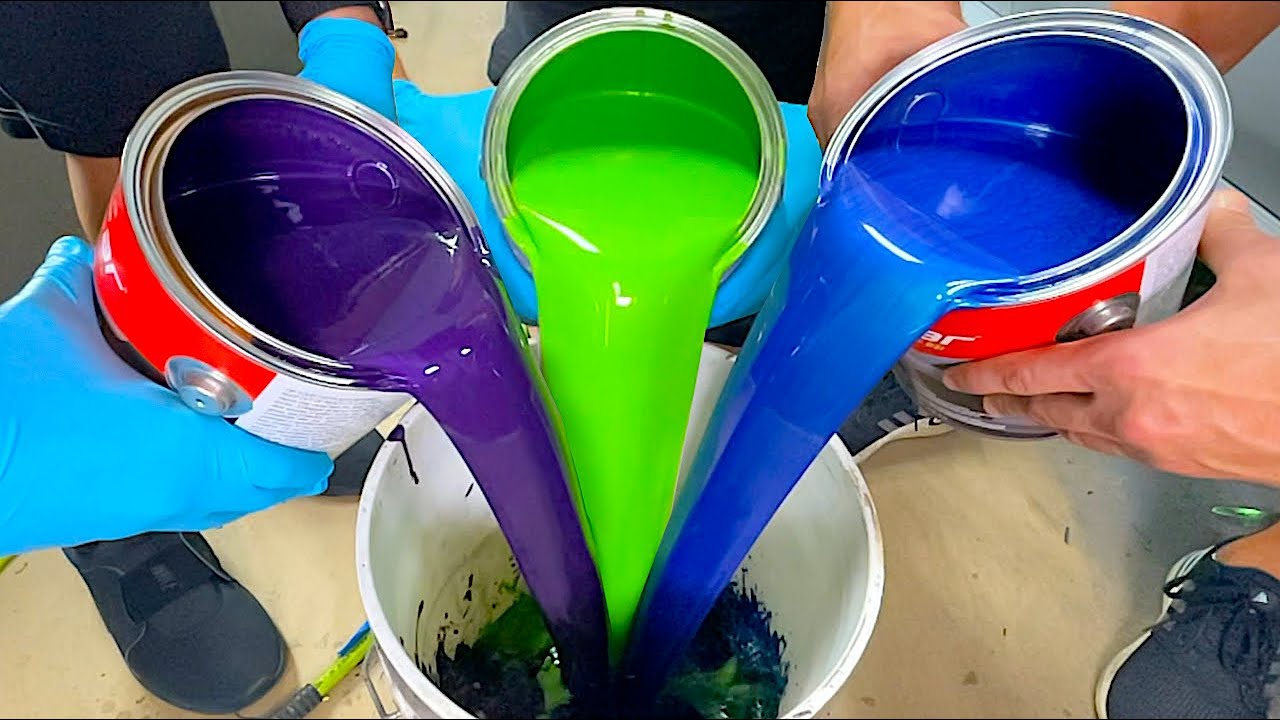 Mad Scientist 11 - MIXING 3 Colors (Persian Blue, Extra Lime & Concord)