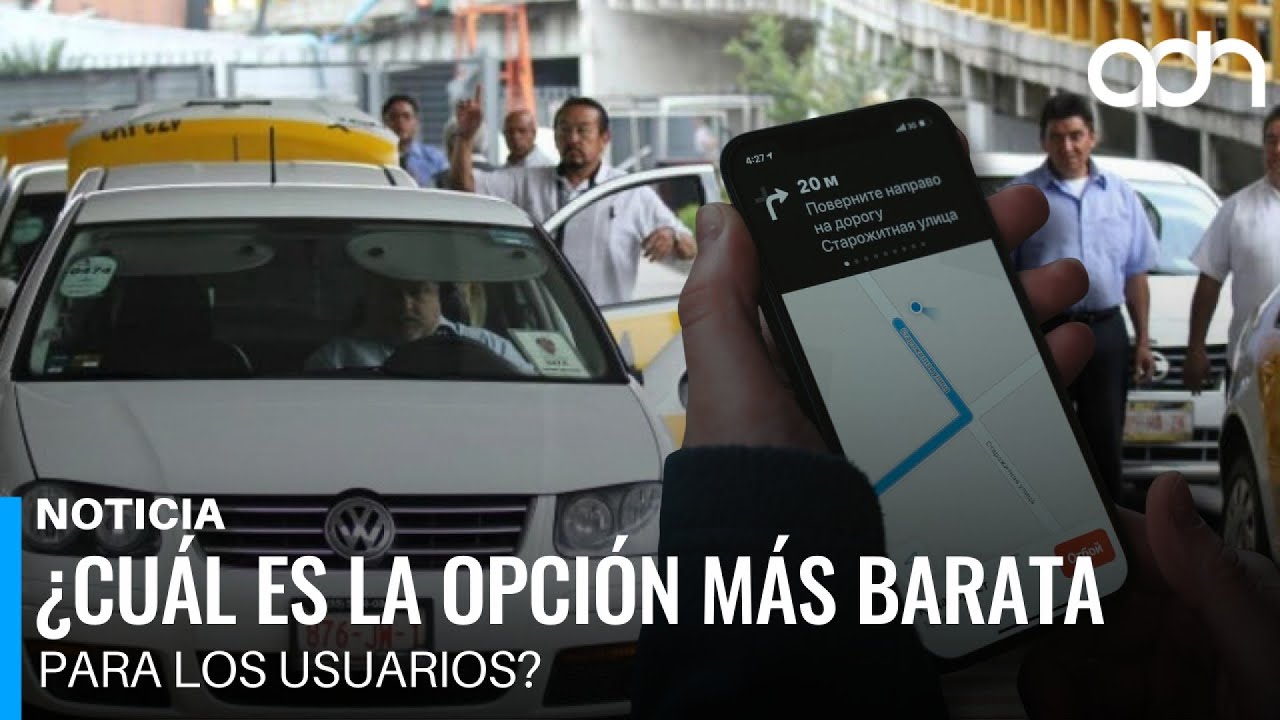 ¿Taxi del AICM o de aplicación? La diferencia de precios sorprende