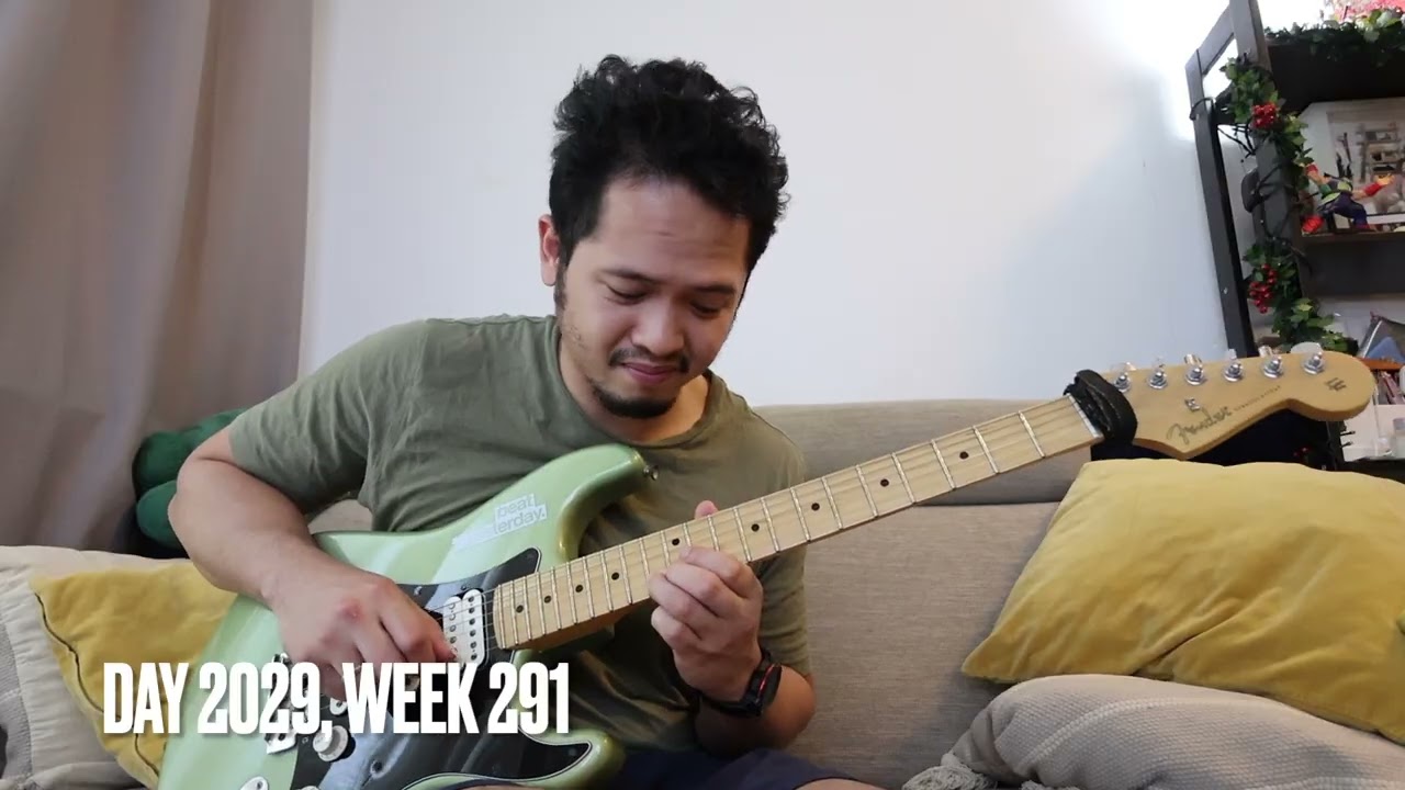 Practicing Improvisation (Blue Bossa - from iReal Pro) (Day 2023 - 2029, Week 291)