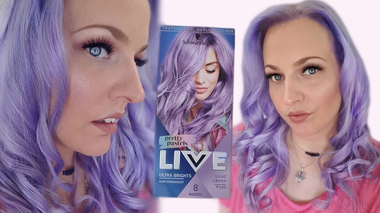 From Pastel Pink to Purple Hair Tutorial💜 with Schwarzkopf LIVE Lilac Crush Colour Dye