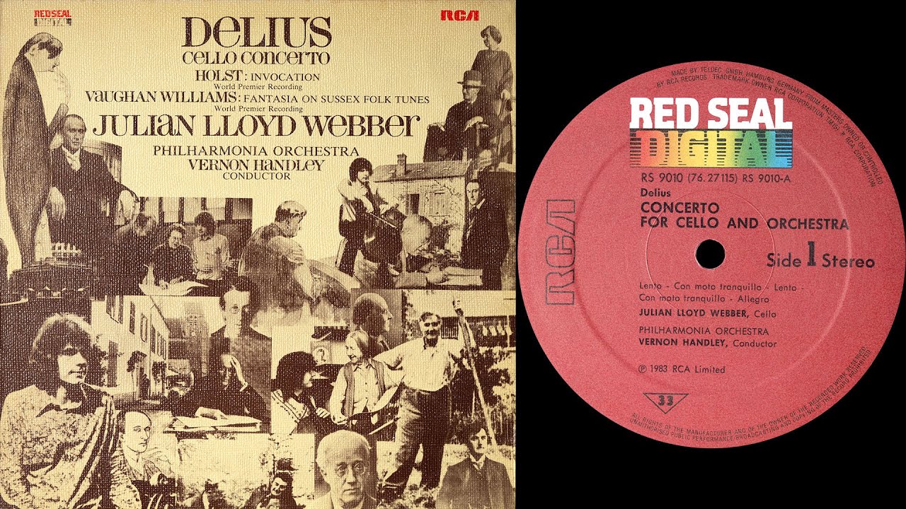 Delius - Cello Concerto (Julian Lloyd-Webber, Vernon Handley / Philharmonia Orchestra) (vinyl)
