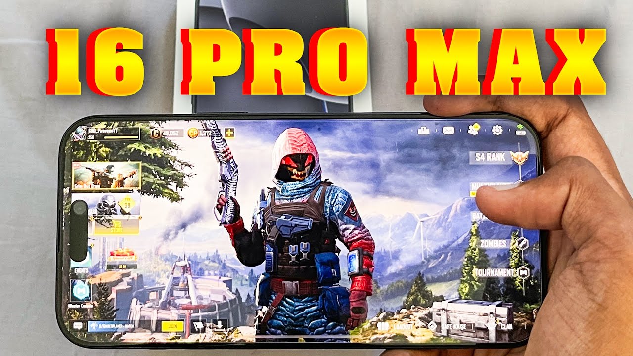 XDR + 120 Fps !! 😱FIRST GAMEPLAY with iPhone 16 Pro Max - COD Mobile