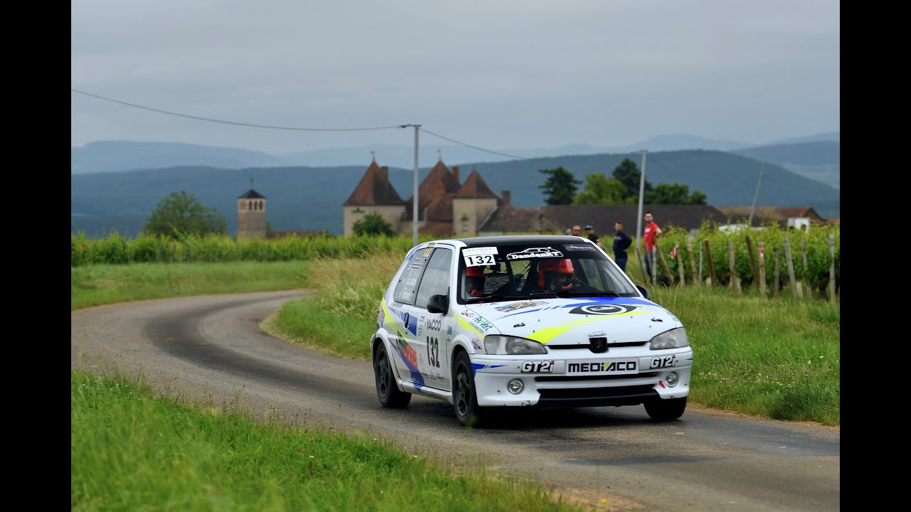 Rallye des Vins Mâcon 2024- Es2 - Caméra Embarquée GUILLAMON/ROMAND 106 N2