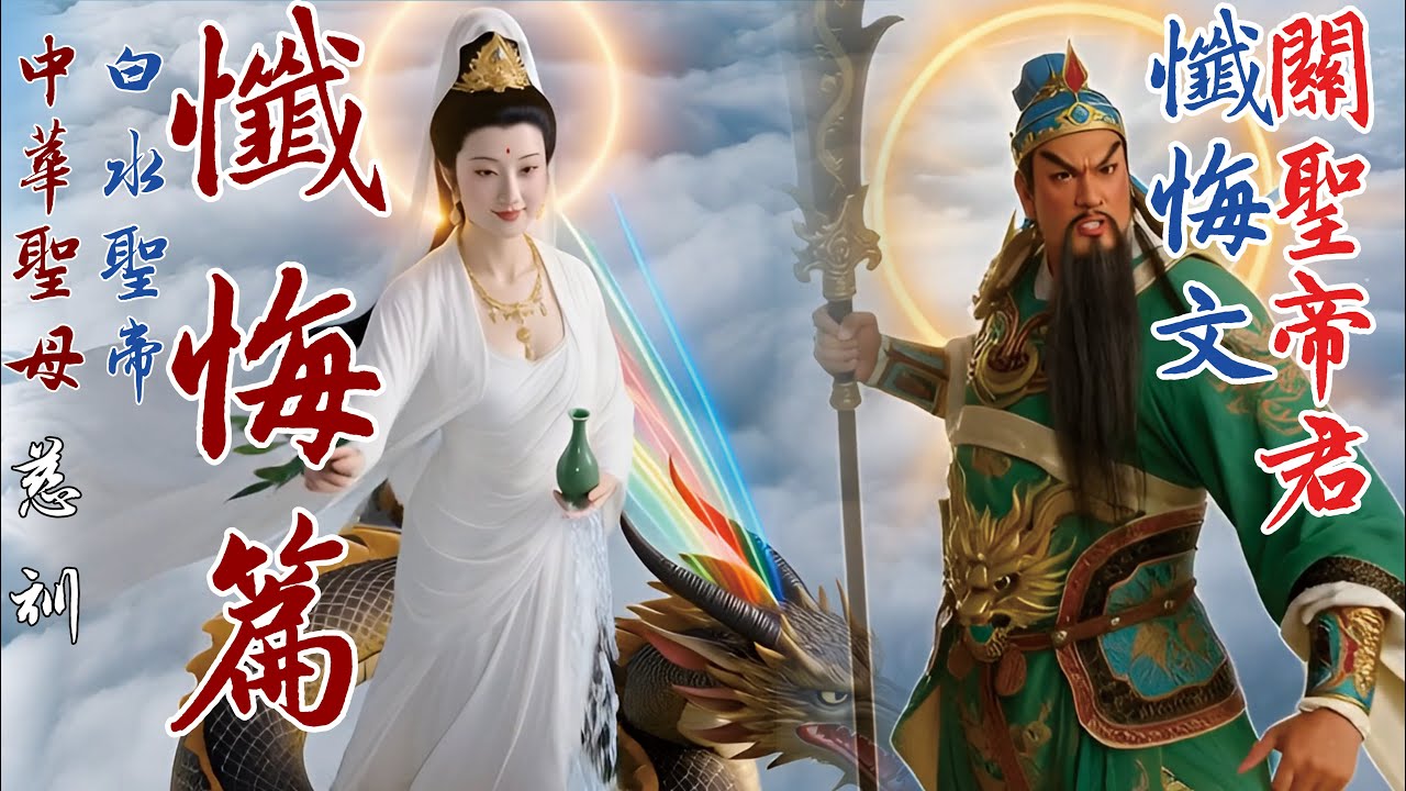 ❤【關聖帝君懺悔文 ｜ 懺悔篇  (白水聖帝  中華聖母) 】一貫真傳101MIX