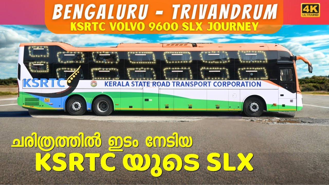 Historic journey in INDIA’S FIRST EVER State Transport Corporation VOLVO 9600 SLX by KSRTC | 4K