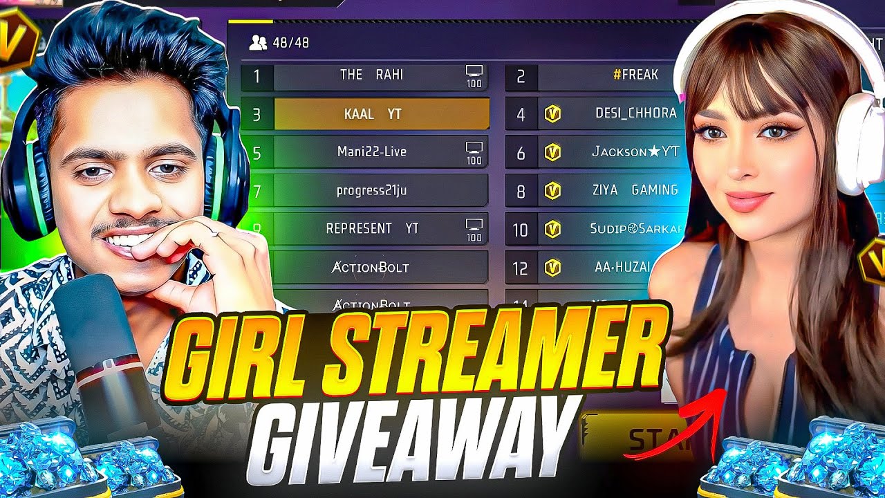 Biggest Youtube Live Streamer 😱 Girl Vs Kaal Yt On Live Stream Open Challenge