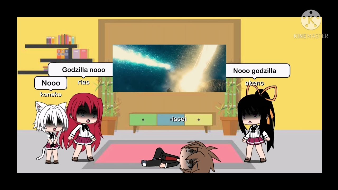 DxD reacciona a godzilla - Godzilla vs king ghidorah