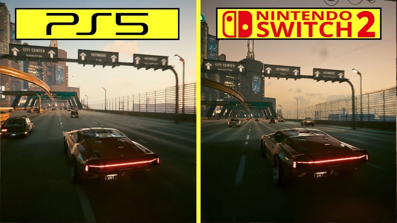 Cyberpunk 2077 Switch 2 vs PS5 (Ray Tracing Mode) Early Graphics Comparison