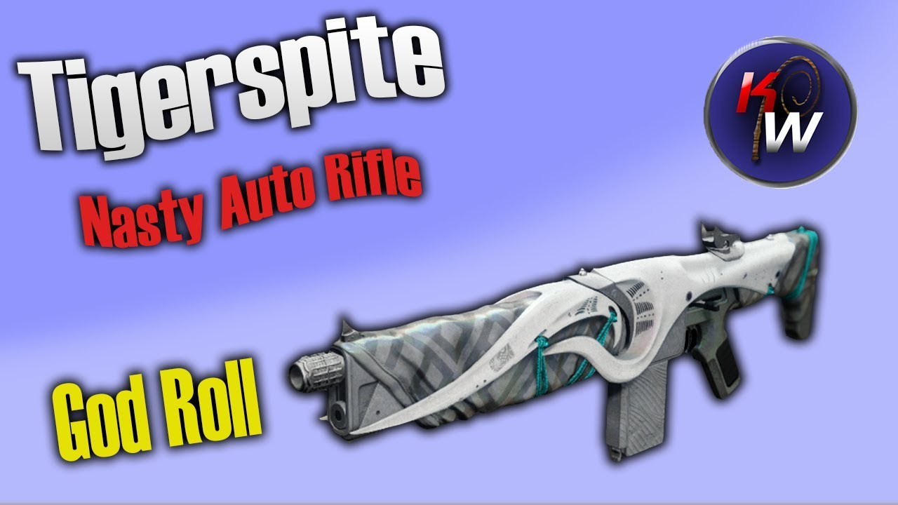 Destiny 2: God Rolled Tigerspite (Legendary Auto Rifle)