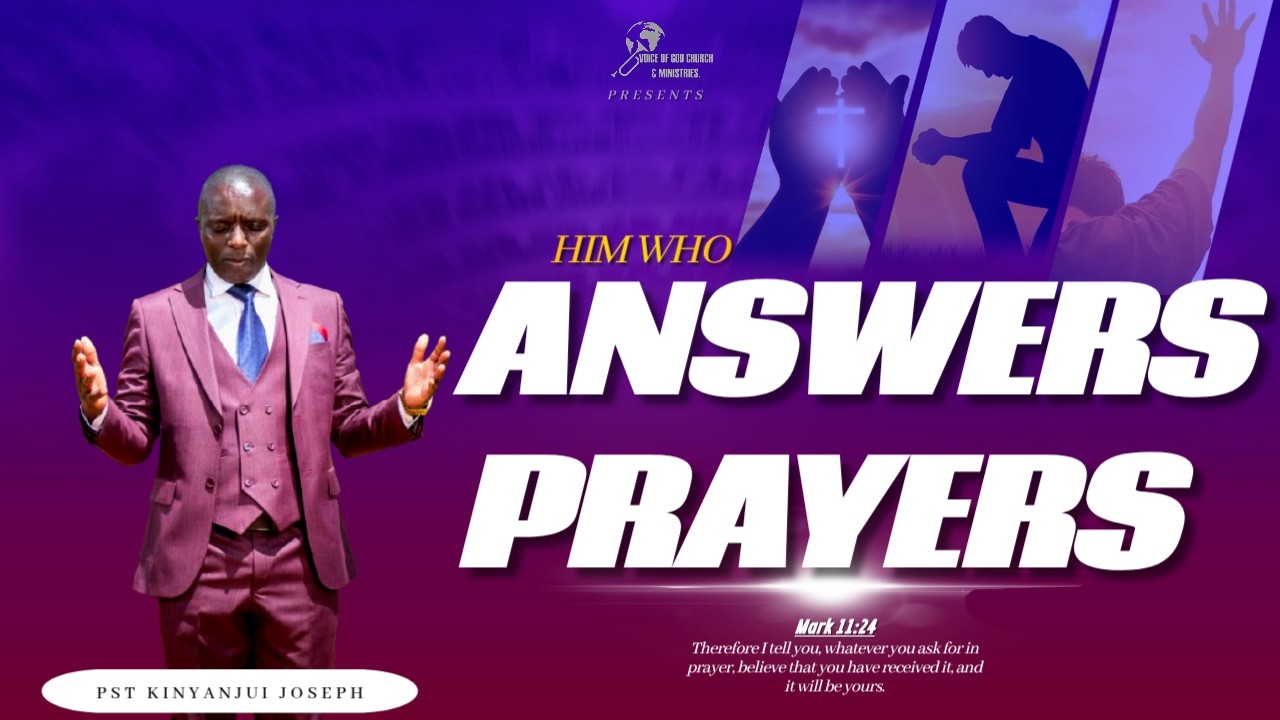TOPIC:HE WHO ANSWERS PRAYERS || SUNDAY SERVICE LIVE WITH || SENIOR PASTOR KUNYANJUI JOSEPH